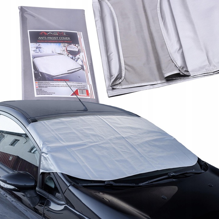 Autó szélvédő huzat, nagy fagy- és hóvédő szőnyeg, 180x80cm