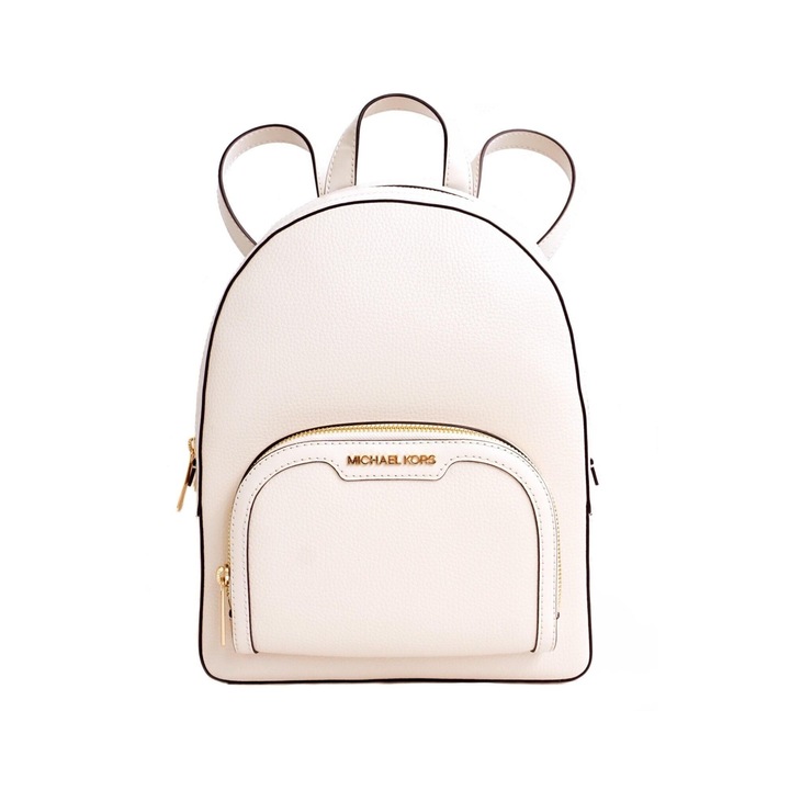 Rucsac din piele Michael Kors Jaycee Crem