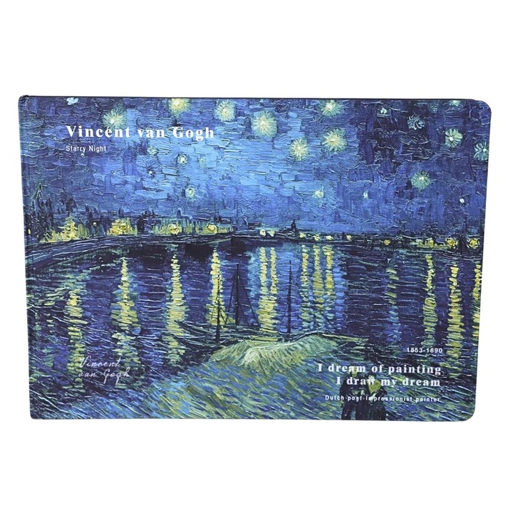 Agenda Van Gogh, Imprimeu Starry Night Over the Rhone