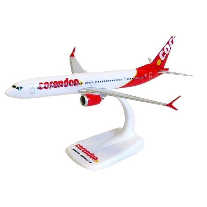 Модел на самолет Corendon Boeing B 737 - 9 max, 20 см, мащаб 1:200