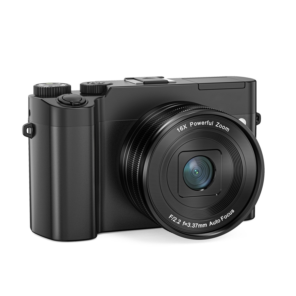 Camera digitala, camere duble fata si spate 64MP, 4k HD, AF Autofocus ...