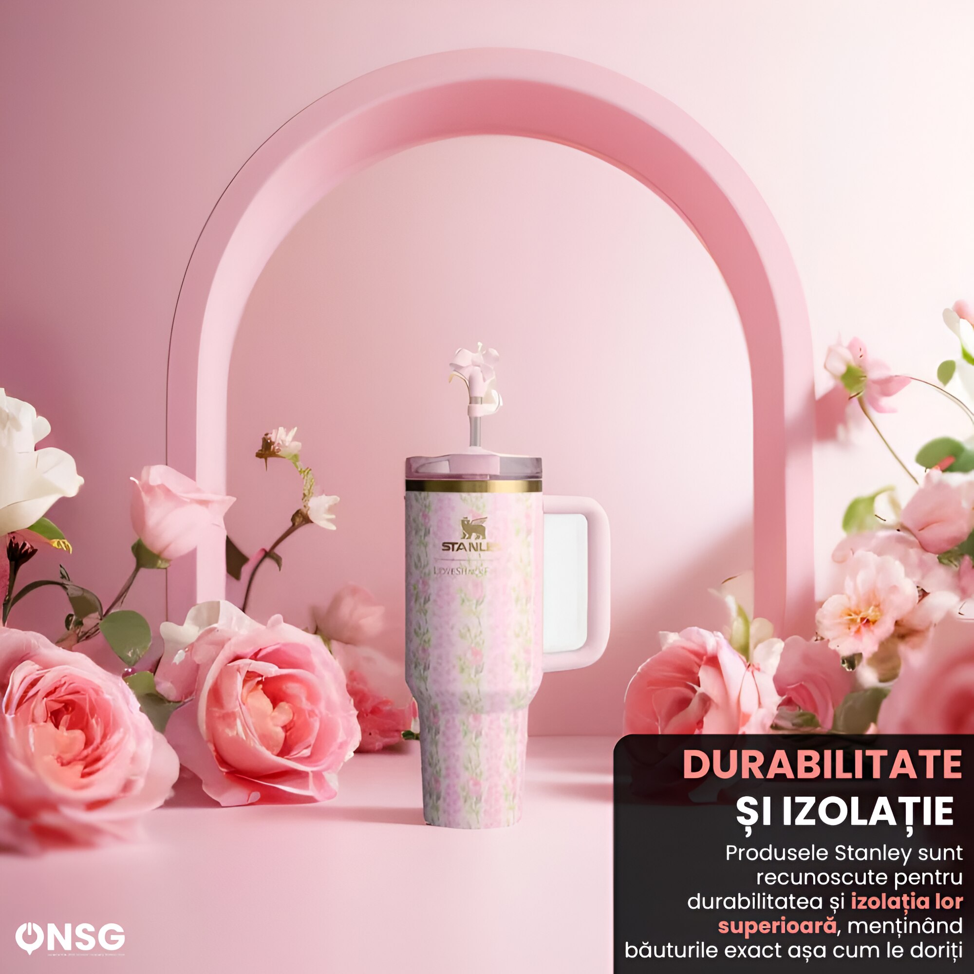 Cana Termos Stanley Quencher H2.0 Flowstate Editia Love Shack