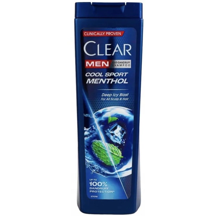 Sampon Clear Men Cool Sport Menthol, 360 ml