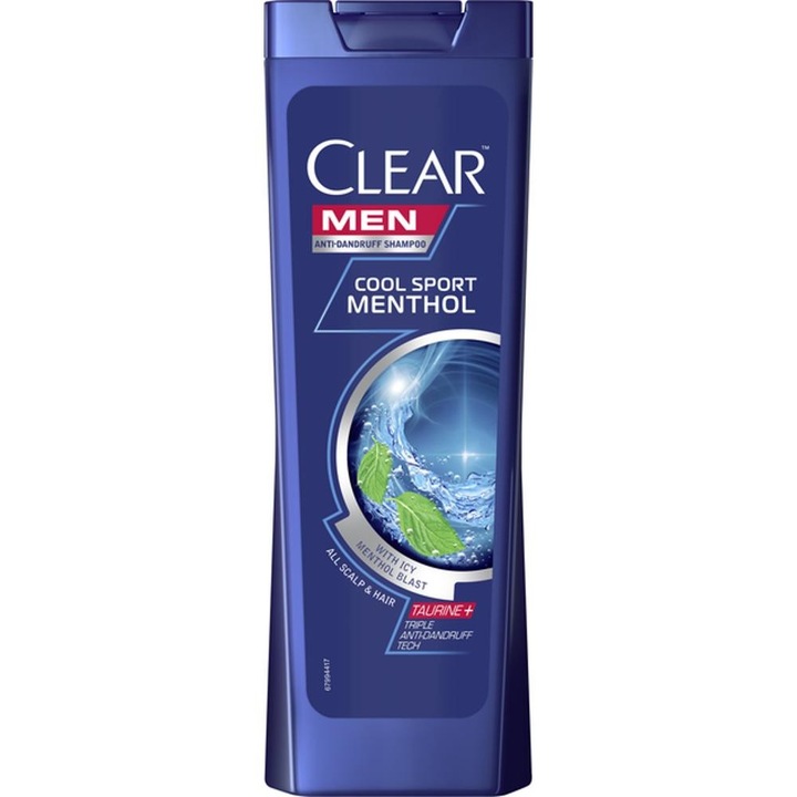 Sampon Clear Men Cool Sport Menthol, 360 ml