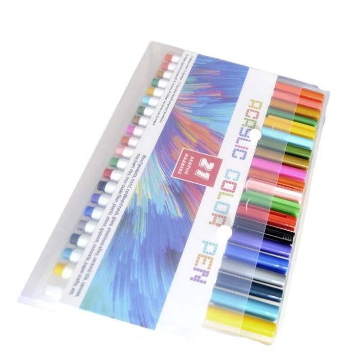 Marker toll nagy kapacitású gyorsan száradó akril vízálló