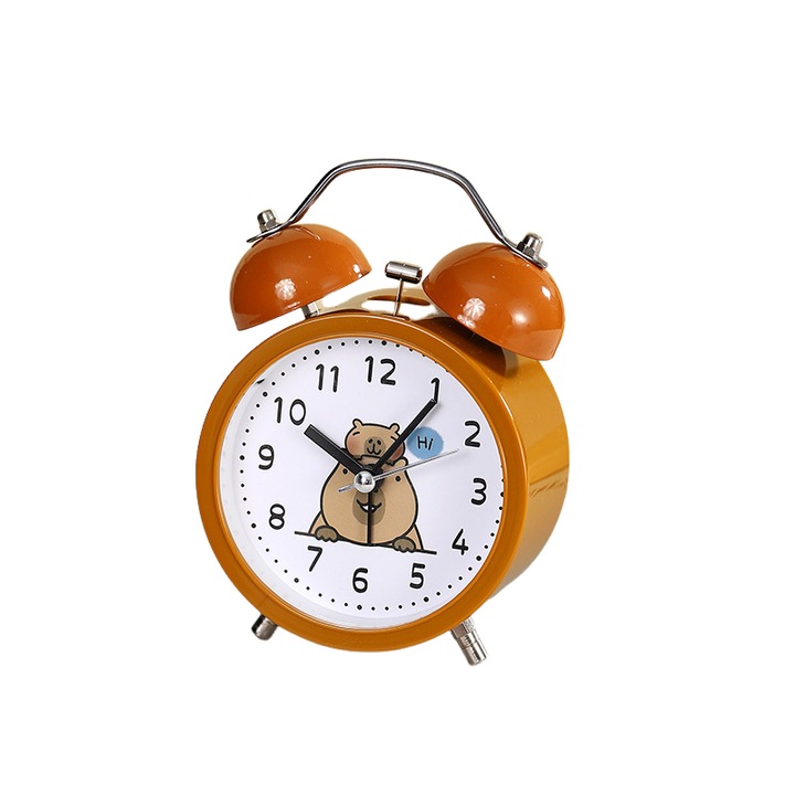 Ébresztőóra hálószoba Wake Up Super hangos barna