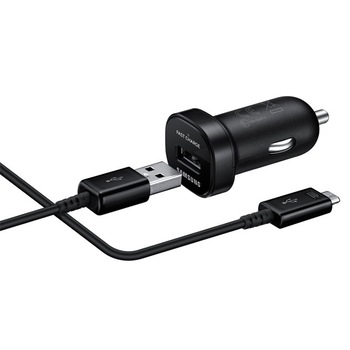 Incarcator auto Samsung Mini Fast Charger, Cablu Micro USB inclus, Black Incarcator auto Samsung Mini Fast Charger, Cablu Micro USB inclus, Black