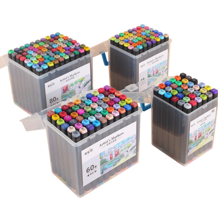 Marker ajándék doboz duo olajos 80 színű