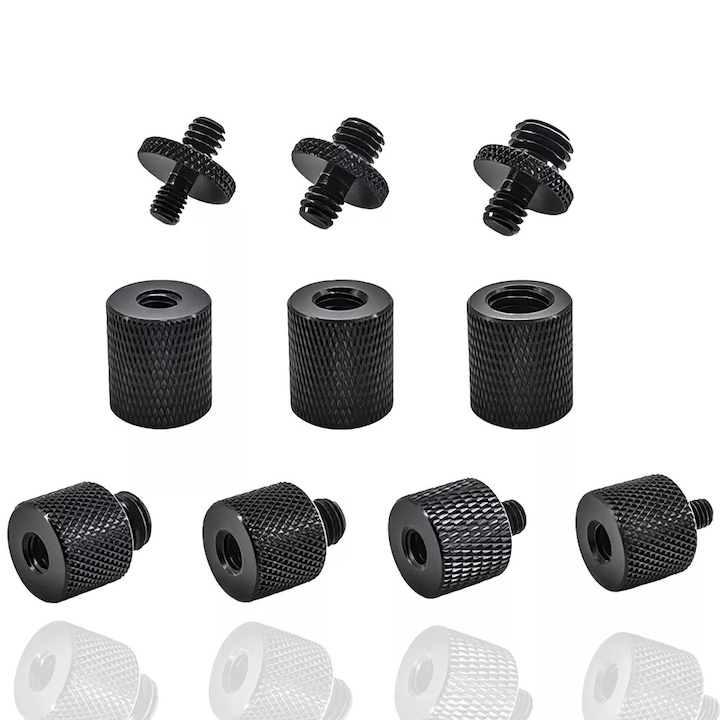 Винтове, GearPro Go, Превъзходен материал, Прецизна резба, Гъвкавост при употреба, Черно