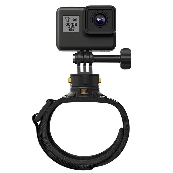 Karszalag, GearPro Go, GoProhoz, DJI, Insta, Mágneses gyorszár, Full Freedom felvétel, Légáteresztő anyag, Fekete