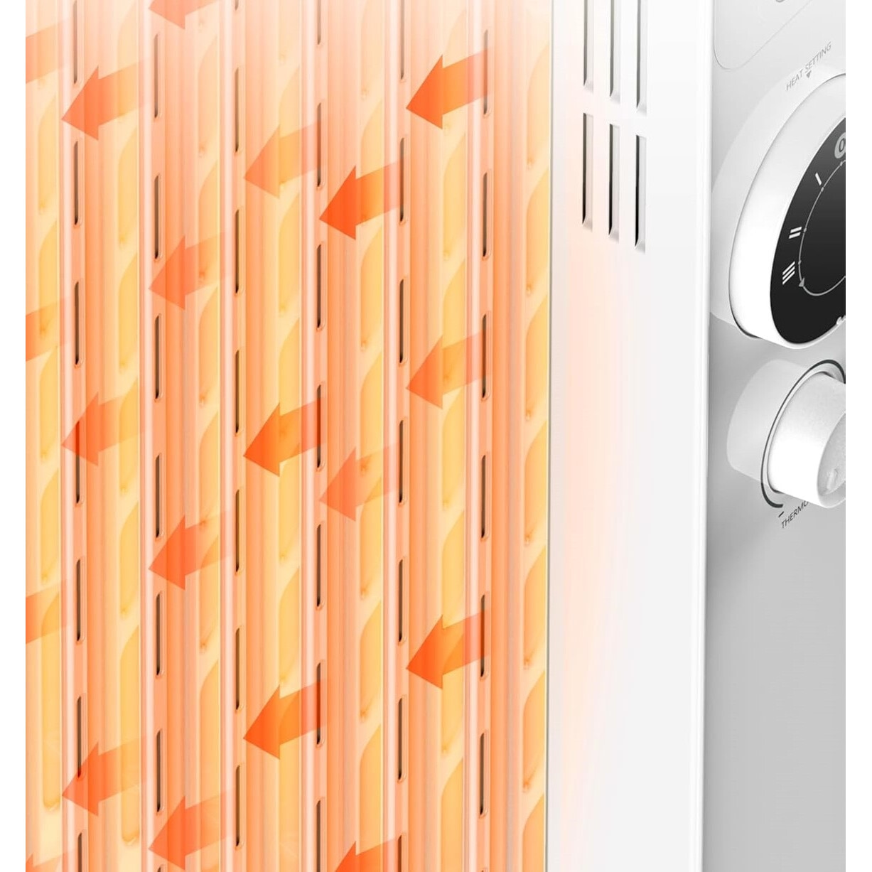 Radiator Midea NY1507-22M, 1500 W Silentios cu economie de energie ...