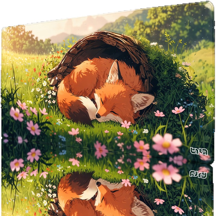 Mousepad TILT Lisek w Norce 100x50cm, impermeabil, suport pentru incheietura mainii