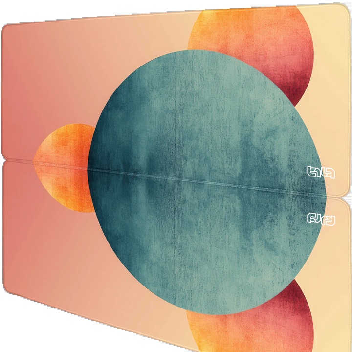 Mousepad TILT Astralne Okregi 80x30cm, suport pentru incheietura, antiderapant