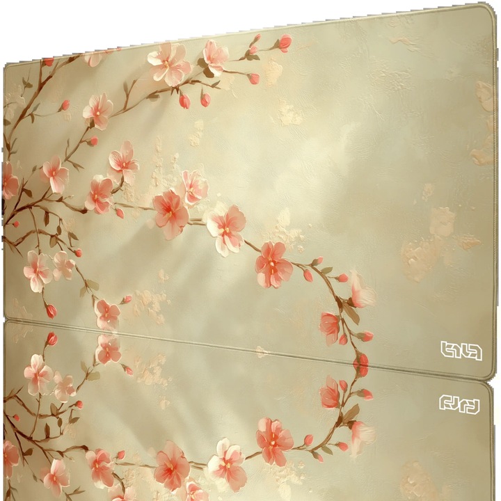 Mousepad TILT, Delikatny Kwiat, 100x50cm, suport pentru incheietura, antiderapant