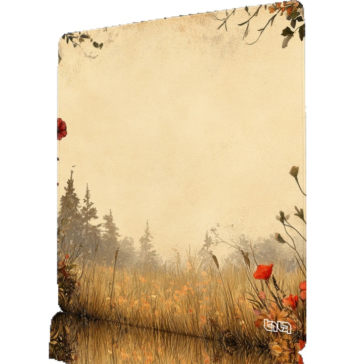 Mousepad TILT Kwiecista Ramka 30x30cm, suport pentru incheietura, antiderapant