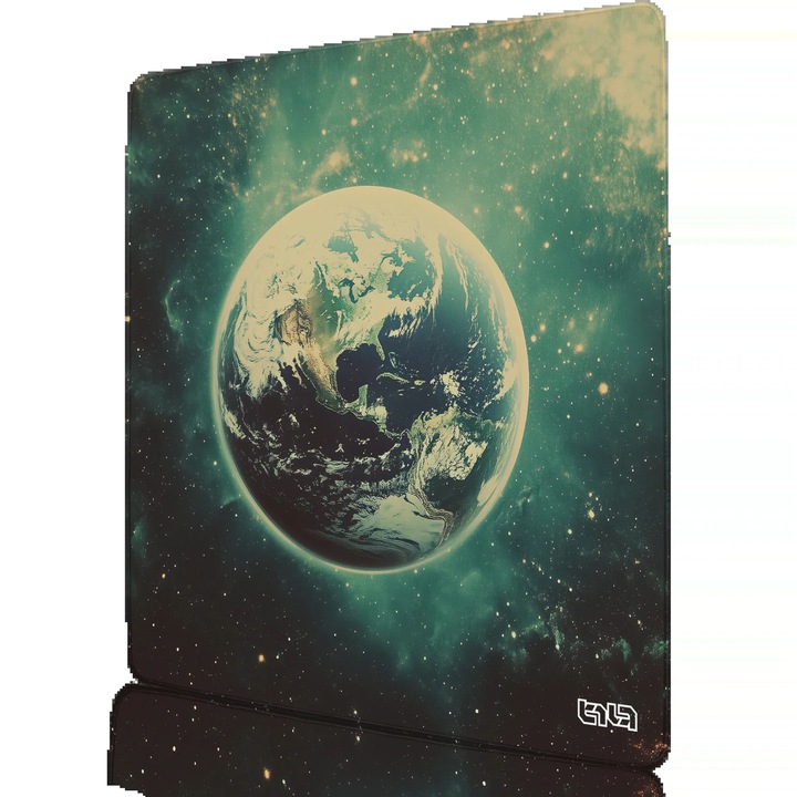 Mousepad TILT Planeta Ziemia 50x50cm, suport pentru incheietura, antiderapant