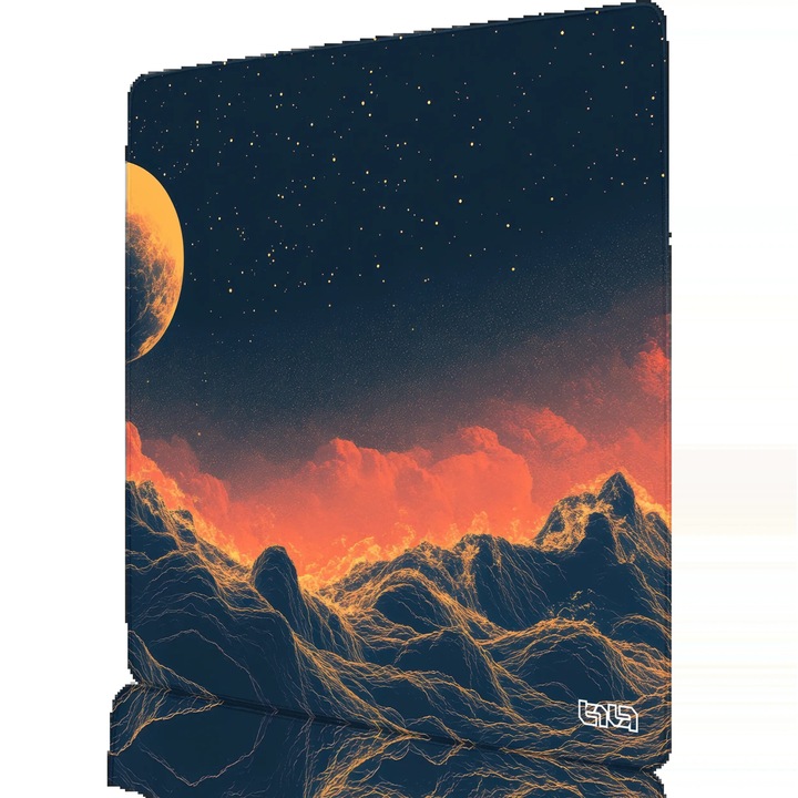 Mousepad TILT Podroz na Marsa 50x50cm, design detaliat, suport pentru incheietura, antiderapant