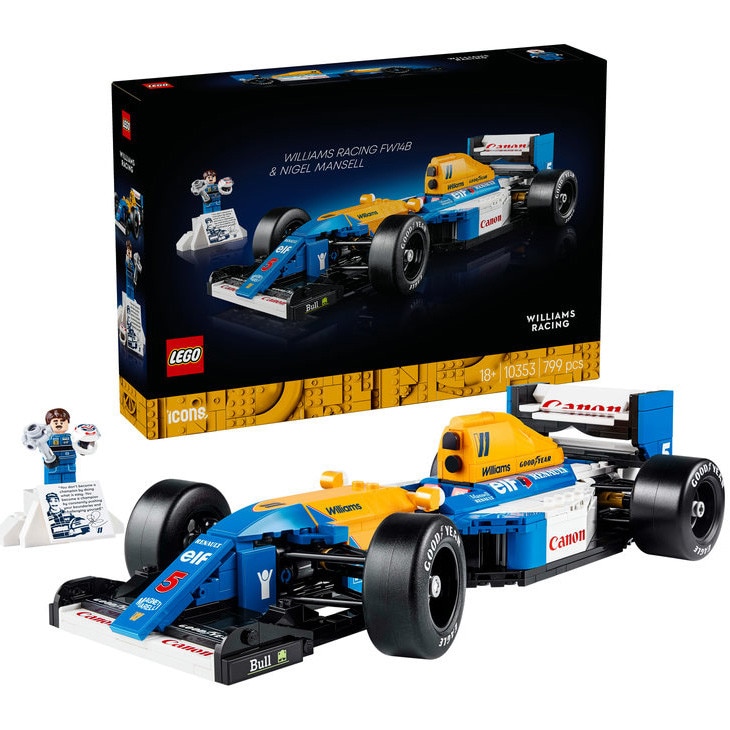 LEGO® Icons - Williams Racing FW14B si Nigel Mansell 10353, 799 piese