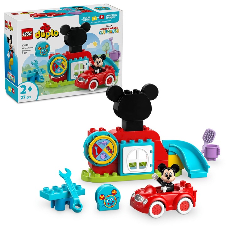 LEGO® DUPLO Disney TM - Mickey Mouse Clubhouse and Car 10454, 27 части