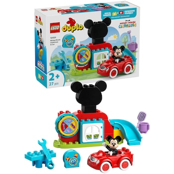 LEGO® DUPLO Disney TM - Clubul si masina lui Mickey Mouse 10454, 27 piese