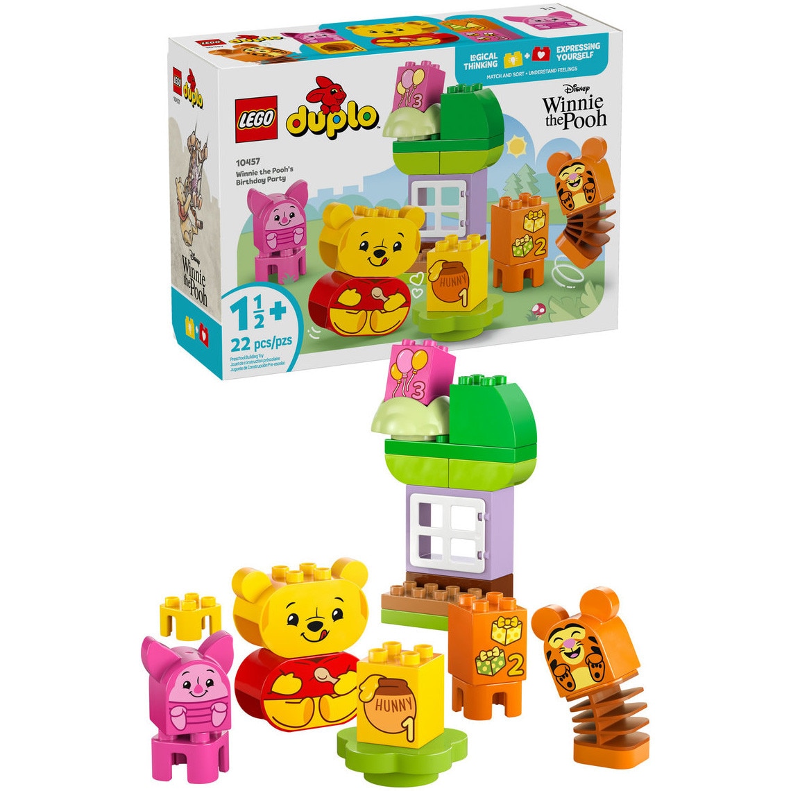 LEGO® DUPLO Disney TM - Petrecerea de ziua de nastere a lui Winnie de Plus 10457, 22 piese