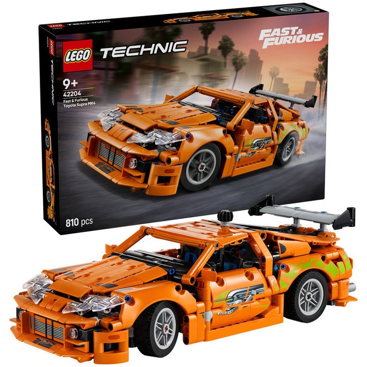 LEGO® Technic - Fast and Furious Toyota Supra MK4 42204, 810 db