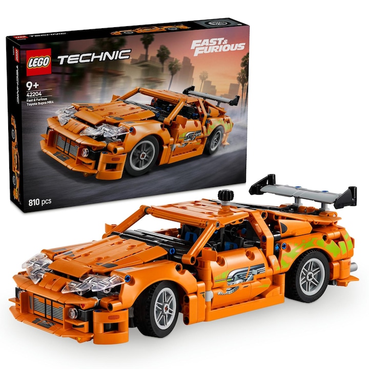 LEGO® Technic - Fast and Furious Toyota Supra MK4 42204, 810 части