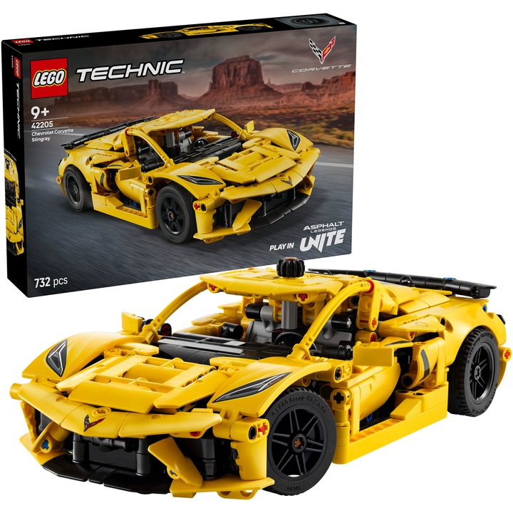 LEGO® Technic - Chevrolet Corvette Stingray 42205, 732 части