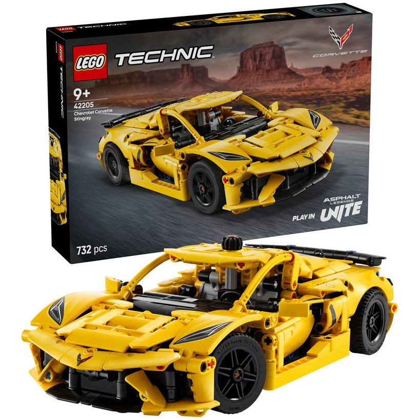 LEGO® Technic - Chevrolet Corvette Stingray 42205, 732 piese