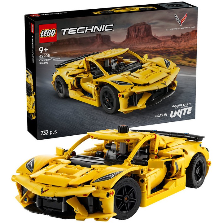 LEGO® Technic - Chevrolet Corvette Stingray 42205, 732 db