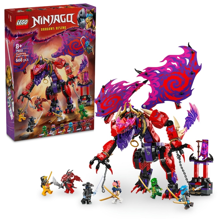 LEGO® Ninjago - Thunderfang Chaos Dragon 71832, 668 части
