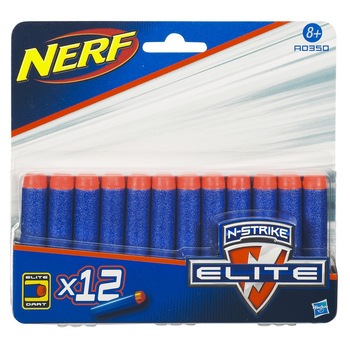 Munitie jucarii Nerf Elite, 12 buc Munitie jucarii Nerf Elite, 12 buc