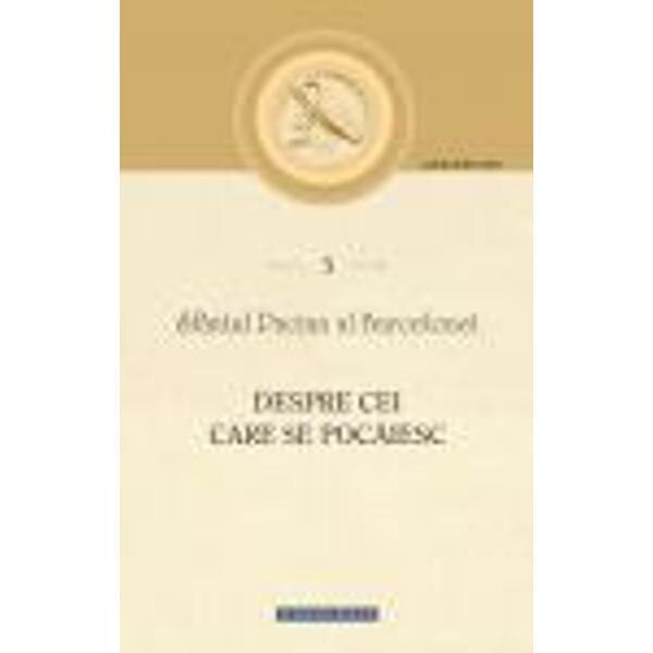 Despre Cei Care Se Pocaiesc - Sfantul Pacian Al Barcelonei