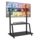 Techly ICA-TR30 TV állvány, mobil, multifunkcionális, 55 - 100", állítható magasság, fekete