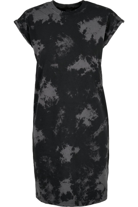 Избелял модел рокля, Urban Classics, черно/сиво, TB4352'', Черен