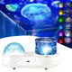 Proiector de noapte pentru copii, cu proiector ocean, lampa de noapte, de veghe, pentru copii sau bebelusi, 6 teme de proiectie, rotire 360°, alimentare USB, cu functie de temporizare, multicolor
