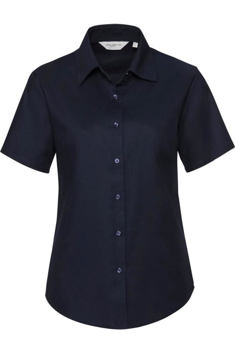 Világos sötétkék női ing, Melange tengerészkék