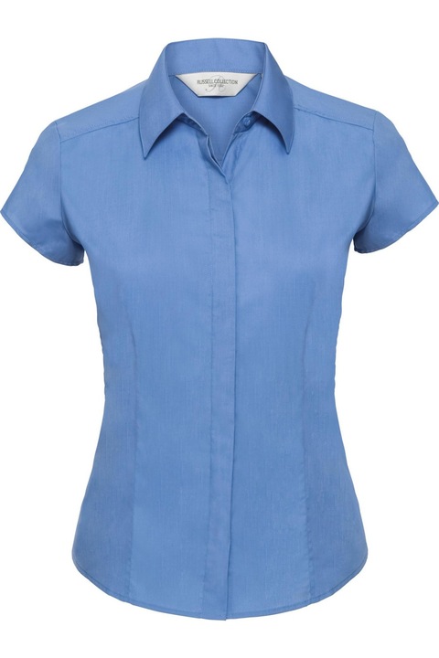 Russell felnőtt ing, vállalati kék, Melange indigókék