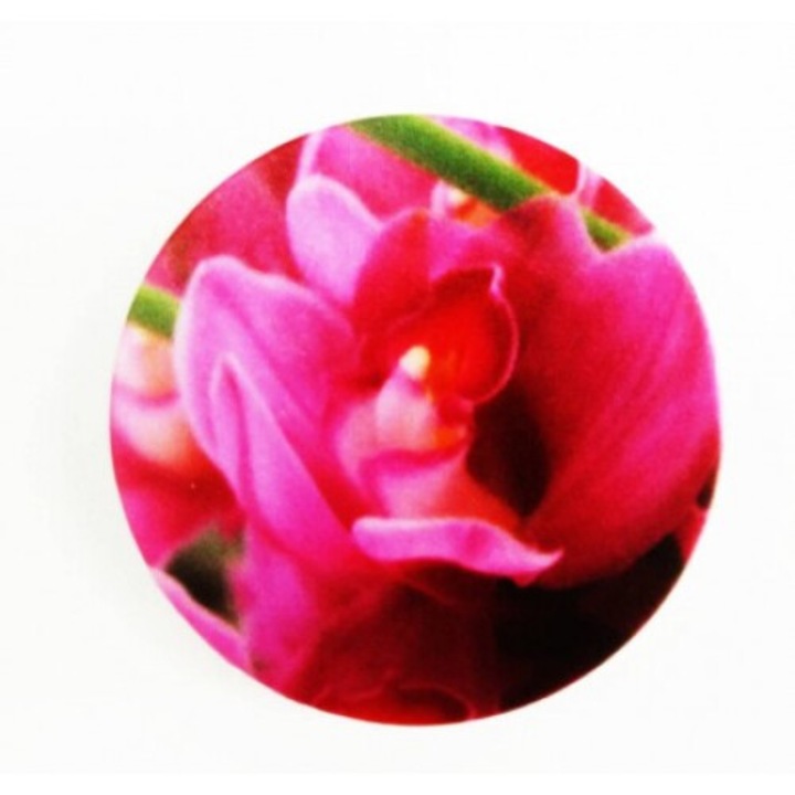 Suport Stand Adeziv Popsocket pentru telefon mobil, Model Floare Roz 3