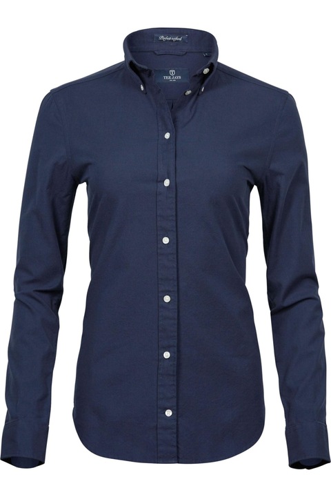 Tee Jays Perfect női ing, sötétkék, Tengerészkék