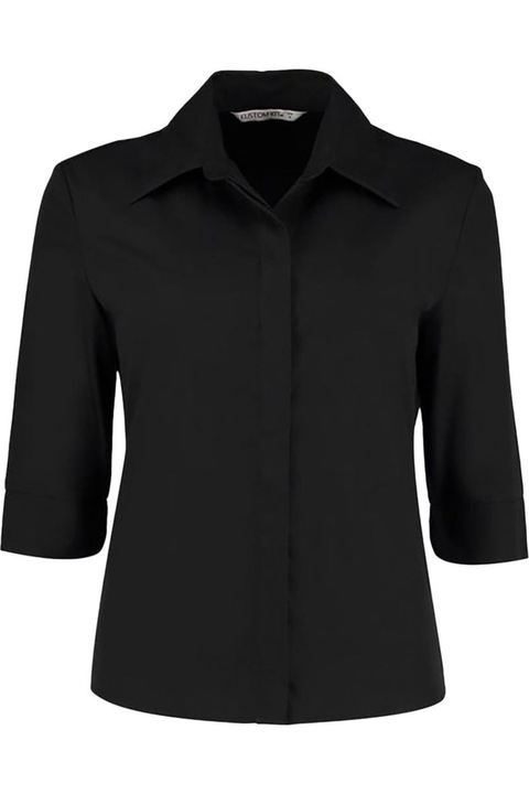 Női Kustom Kit ing, fekete, Fekete