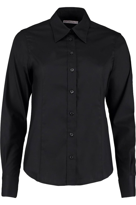 Női Kustom Kit ing, Fekete