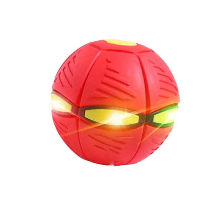 Interaktív labda kutyáknak, piros, Sunshine mosoly