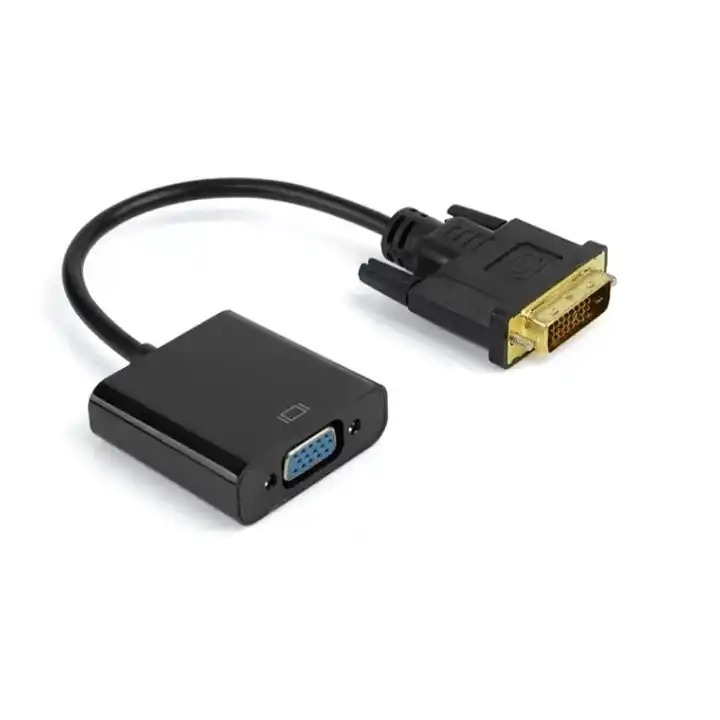 Adaptor DVI la VGA, 15 pini, negru