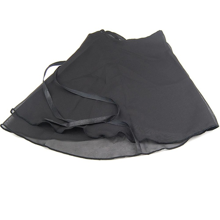 Fusta sport dama, neagra, cu snur reglabil, One Size INTL