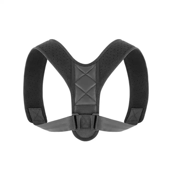 Corector de postura, Neopren, Ajustabil, Negru
