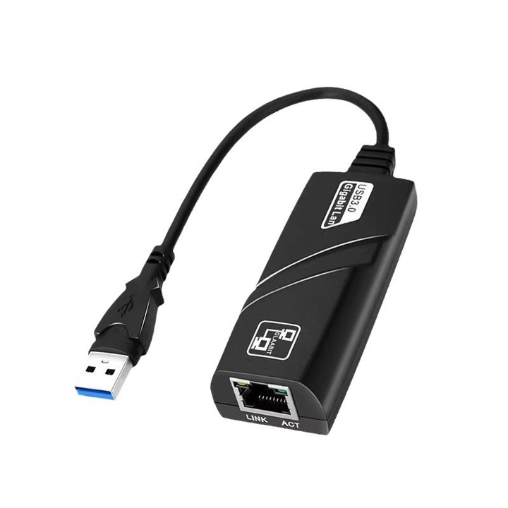 USB конвертор, безжичен мрежов конвертор без устройство, пластмаса, LEIISVK, черен
