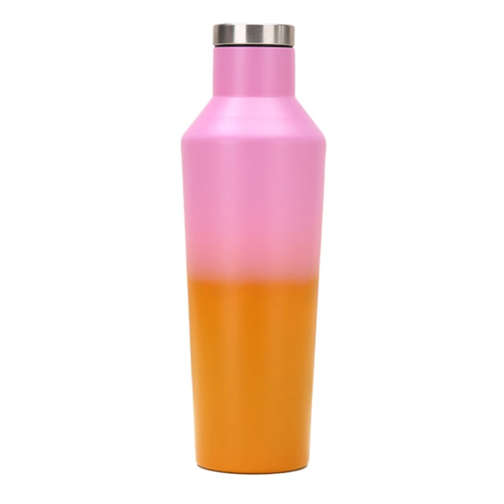 Cana termica Enforose, 20oz, inox, portocalie, neagra si alba, 26x7x5cm, set 1 cana termica