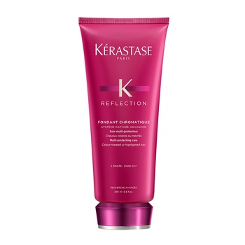 Balsam profesional Kerastase Reflection Fondant Chroma Captive pentru par vopsit, 200 ml Balsam profesional Kerastase Reflection Fondant Chroma Captive pentru par vopsit, 200 ml