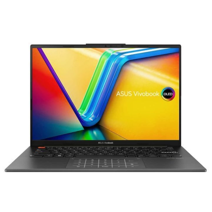 Laptop Asus VivoBook S 14 K5404VA-CB91, 14.5 inch 2880x1800, Intel Core i9-13900H 14 C / 20 T, 5.4 GHz, 24 MB cache, 45 W, 16 GB LPDDR5, 1 TB SSD, Intel Iris Xe Graphics, Windows 11